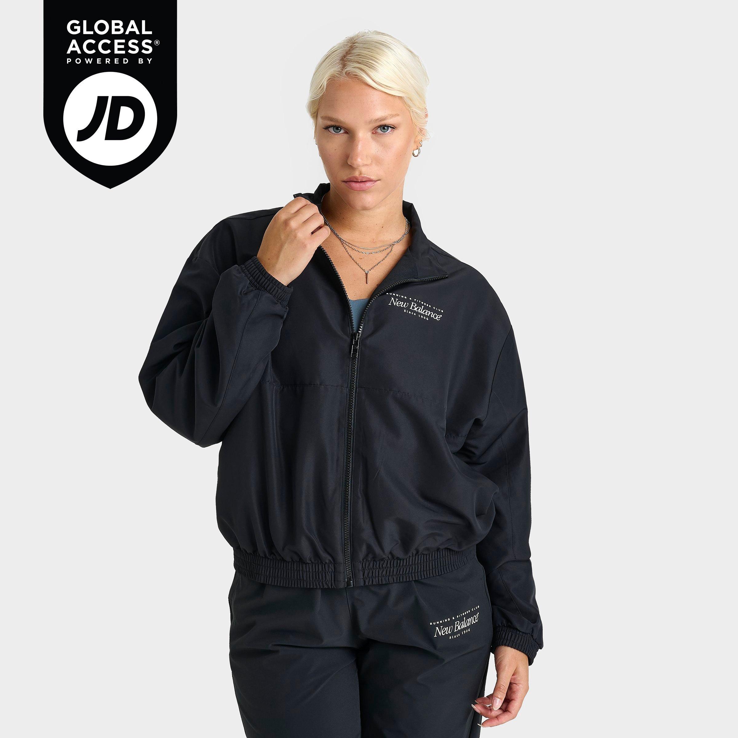New Balance Women's Lightweight Woven Jacket in Black Size: XS