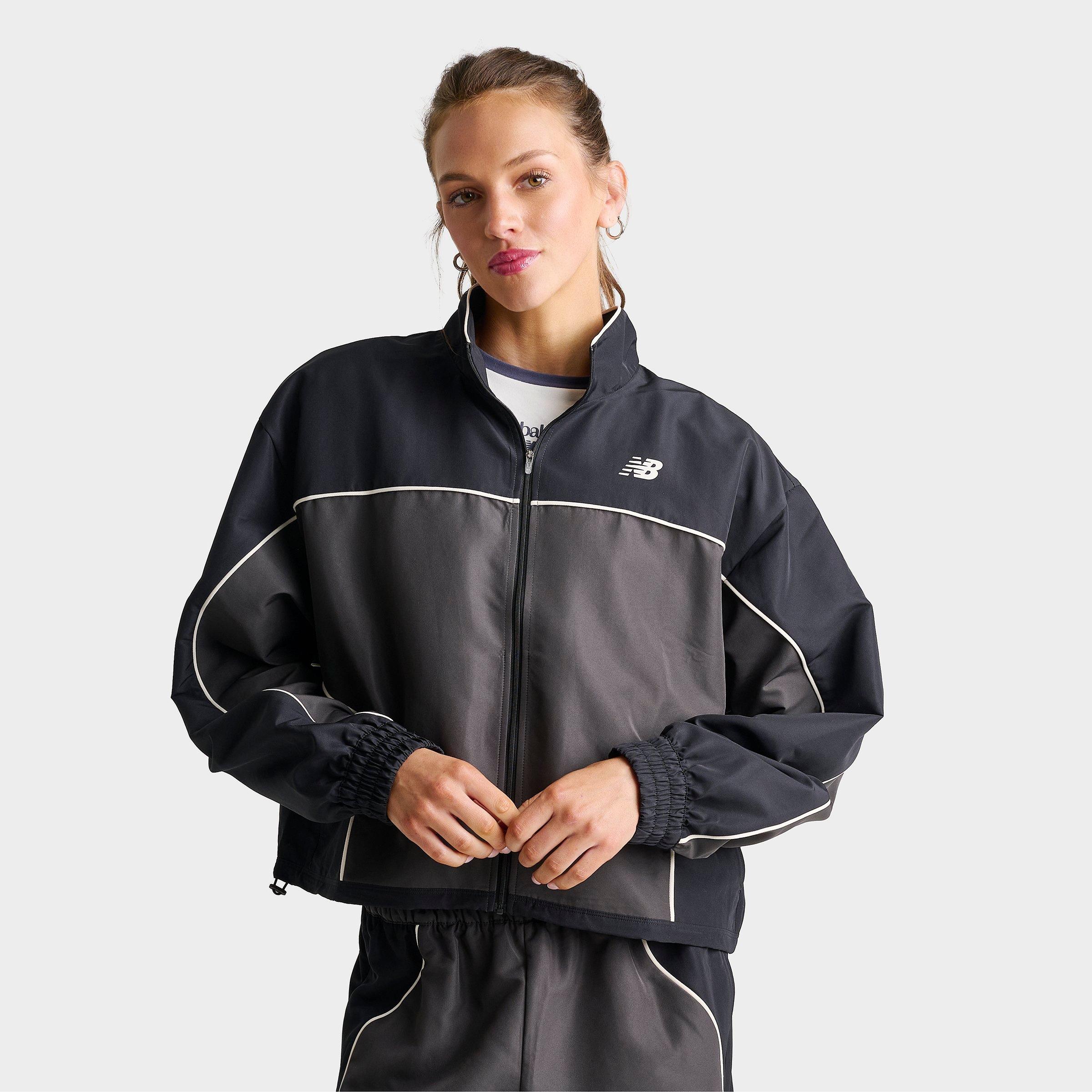 New Balance Women's Trackside Woven Full-Zip Jacket