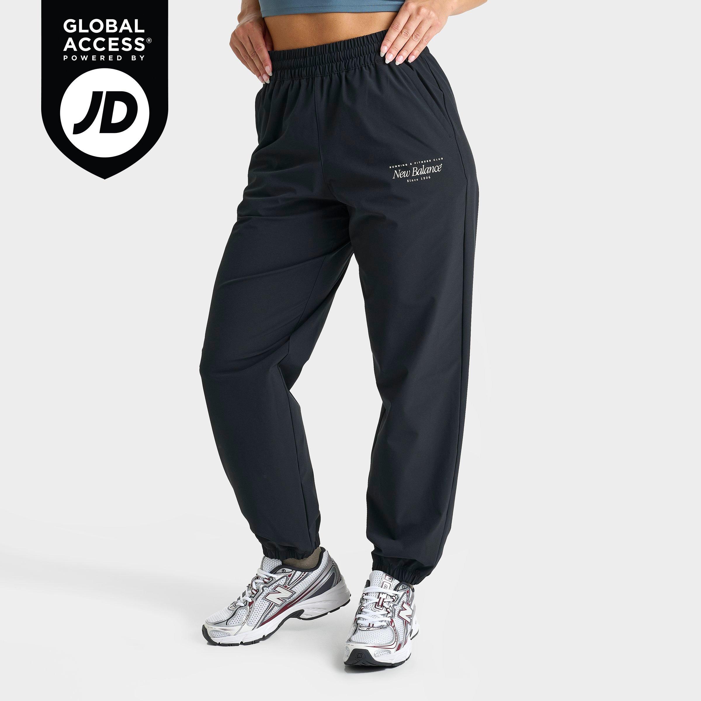 New Balance Women's Athletics Stretch Woven Jogger Pants in Black Size: XS