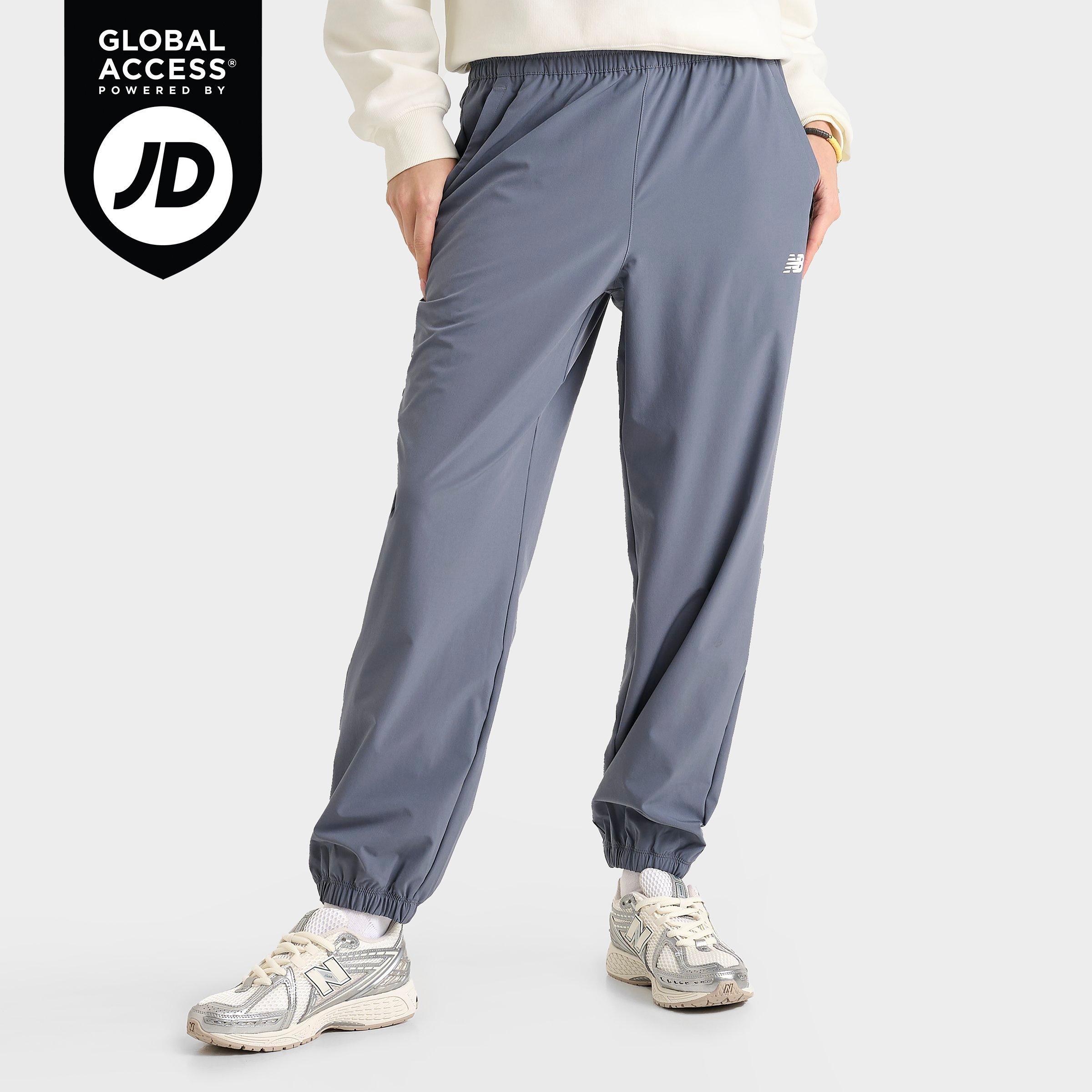 New Balance Women's Linear Woven Jogger Pants in Dark Arctic Size: Small
