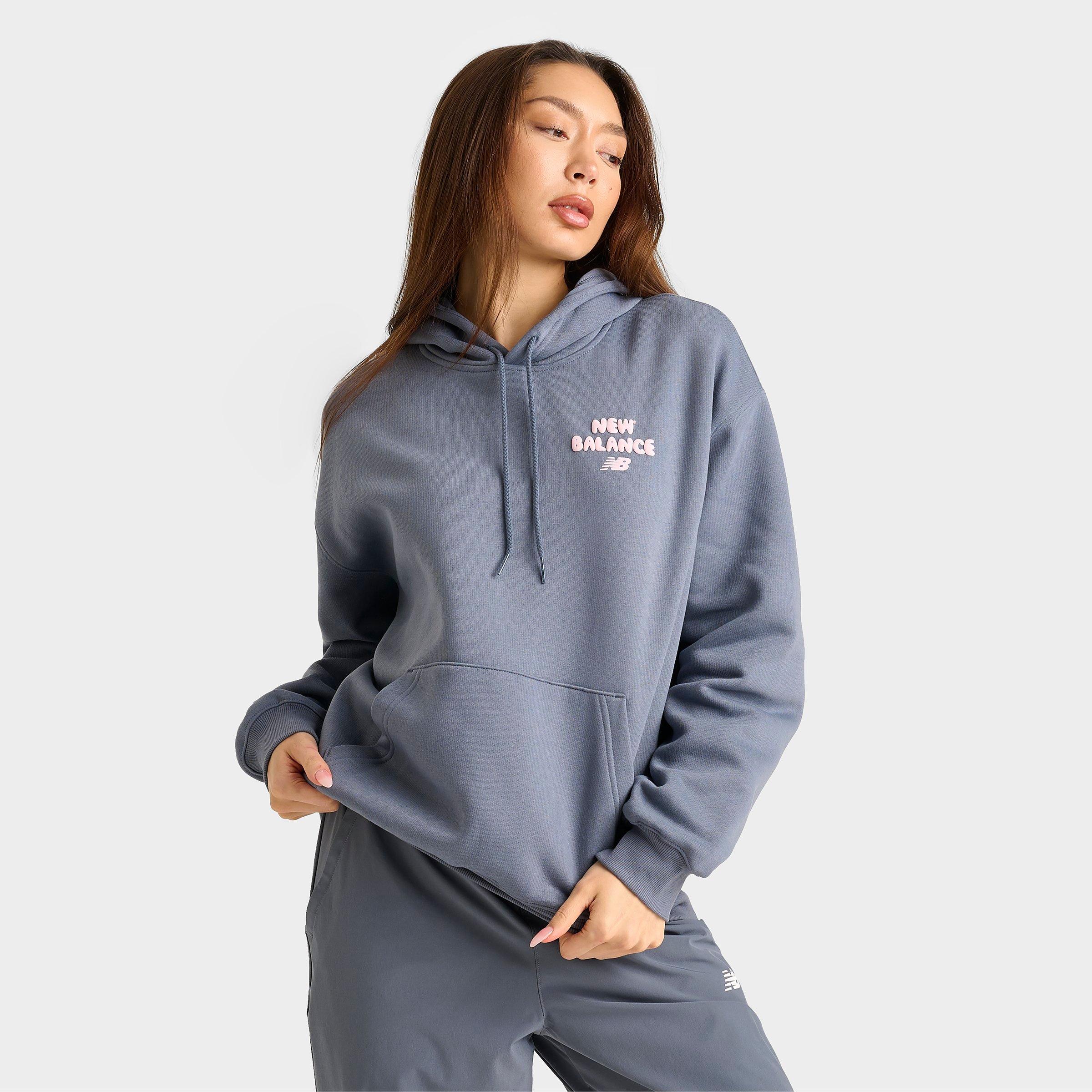 Women's New Balance Bubble Heart Graphic Pullover Hoodie