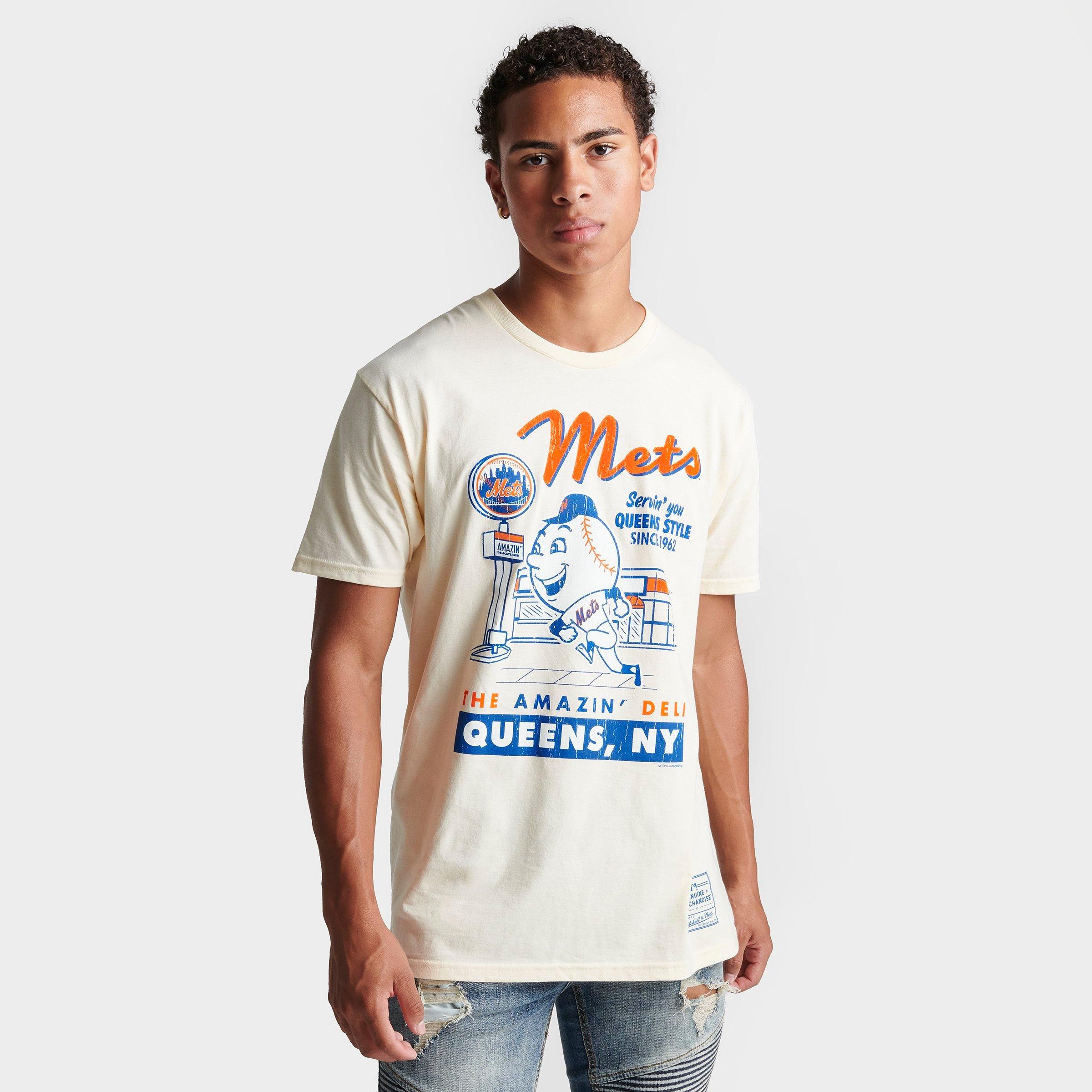 Men's Mitchell & Ness New York Mets MLB Deli Graphic T-Shirt