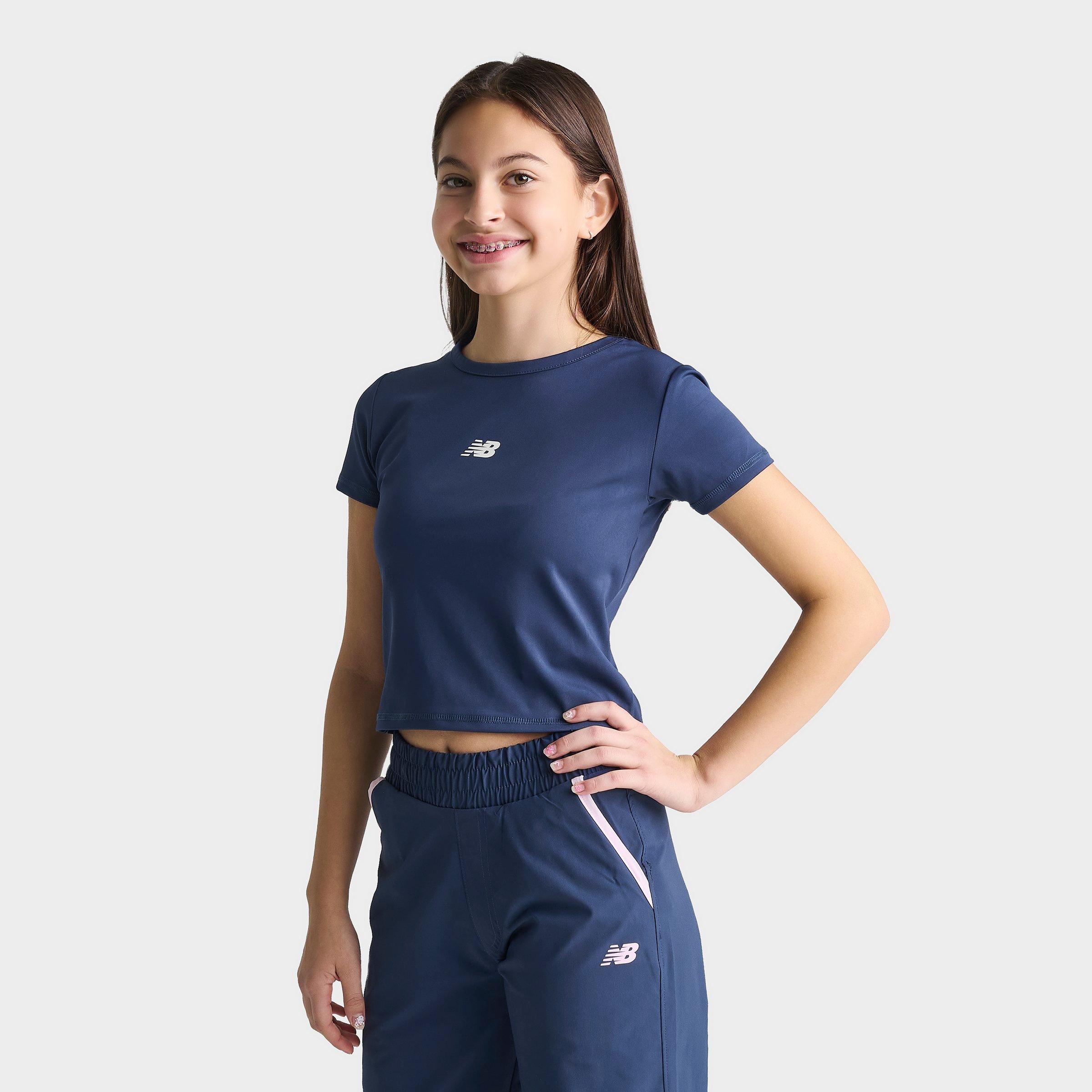 New Balance Girls Big Kids Essential Athletic T-Shirt